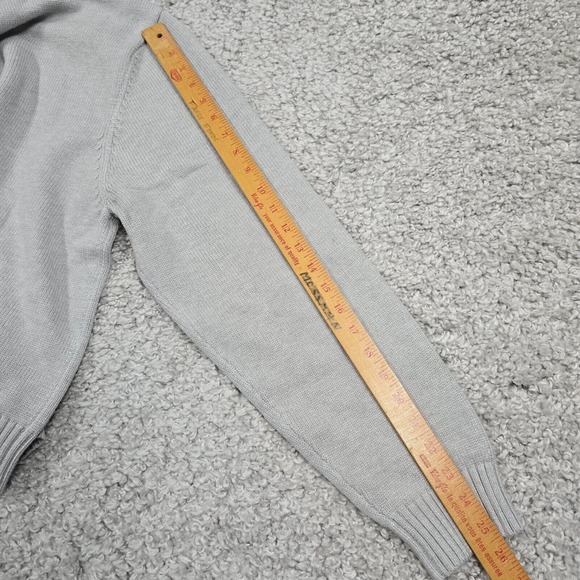 Good American Sweater Womens 2XL Gray Pullover Long Sleeve Stretch Minimalist - Picture 10 of 11